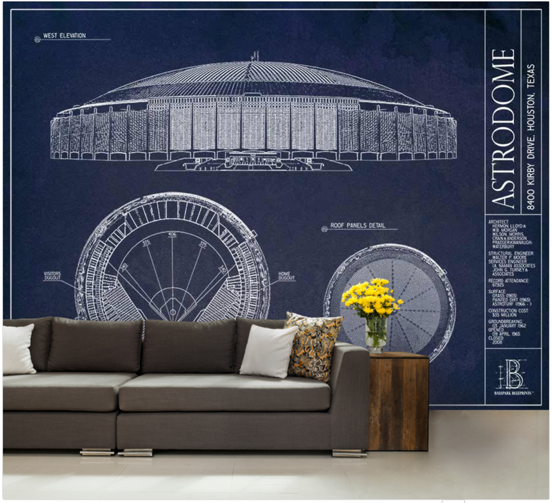 Astrodome Wall Mural