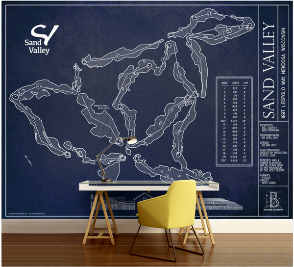 Sand Valley Golf Course Wall Mural