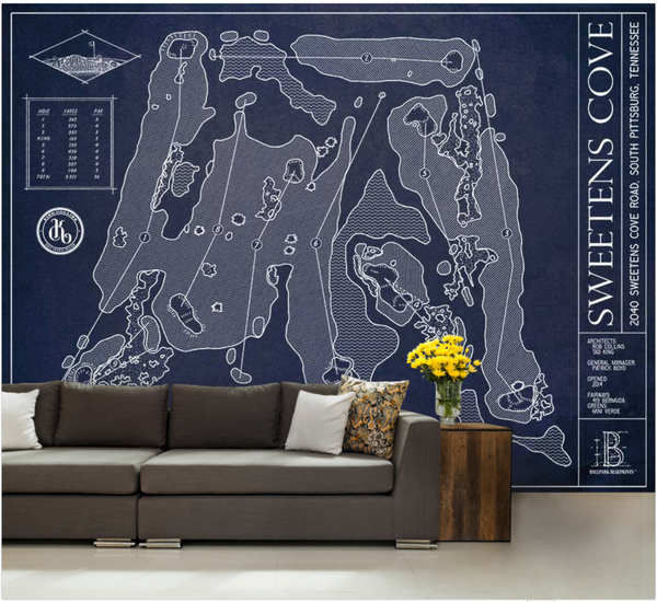 Sweetens Cove Golf Course Wall Mural