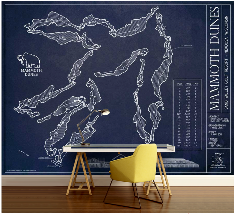 Mammoth Dunes Golf Course Wall Mural