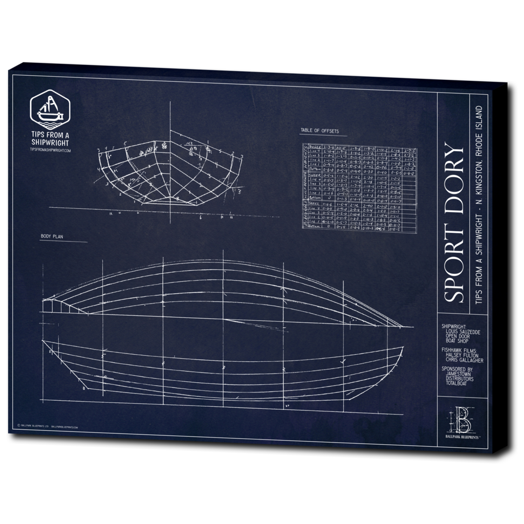 Tips from a Shipwright - Sport Dory Blueprint Plans – Ballpark Blueprints