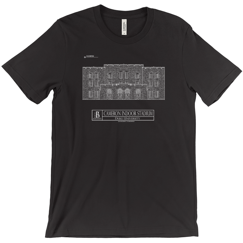 Duke University - Cameron Indoor Stadium (Elevation View) Unisex T-Shirts