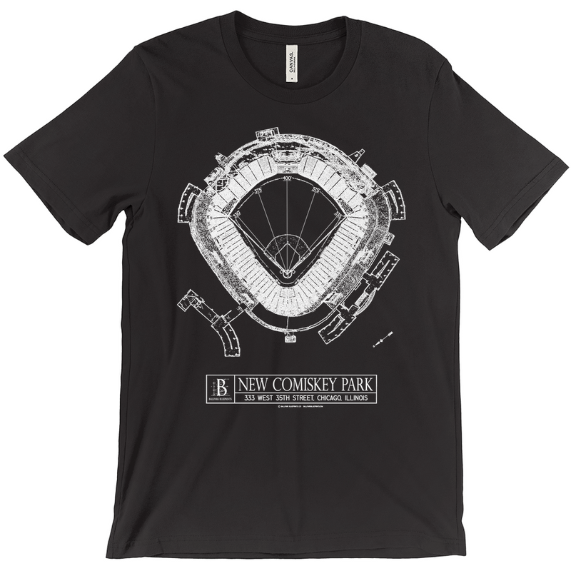 Chicago White Sox - New Comiskey Park (Black) Team Colors T-Shirt