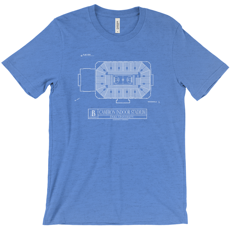 Duke University - Cameron Indoor Stadium (Plan View) Unisex T-Shirts