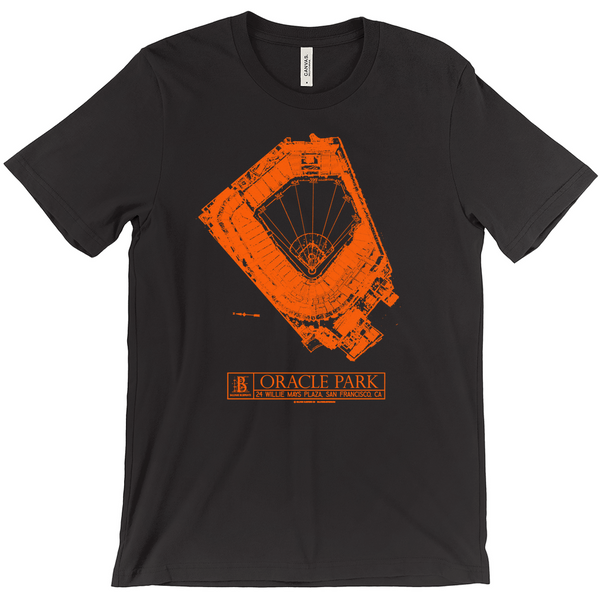 San Francisco Giants - Oracle Park (Orange) Team Colors T-Shirt