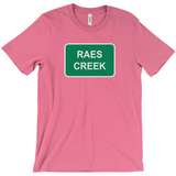 Rae's Creek Sign Unisex T-Shirts