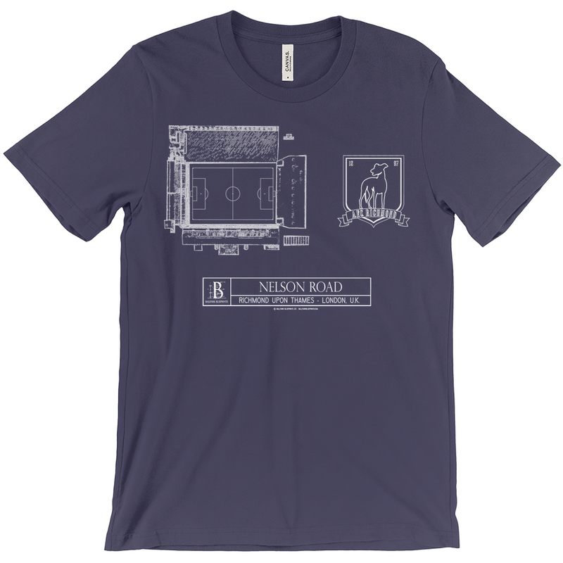 Nelson Road -AFC Richmond (Plan View) Unisex T-Shirt