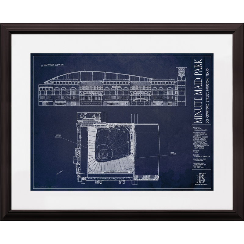 Minute Maid Park - Baseball Field - 48x16 Gallery Wrapped Canvas Wall Art