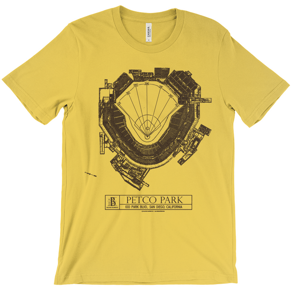 San Diego Padres - Petco Park (Gold) Team Colors T-Shirts