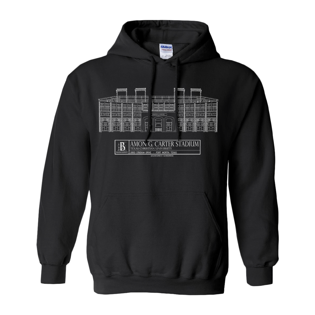 Amon Carter Stadium Hoodie – Ballpark Blueprints