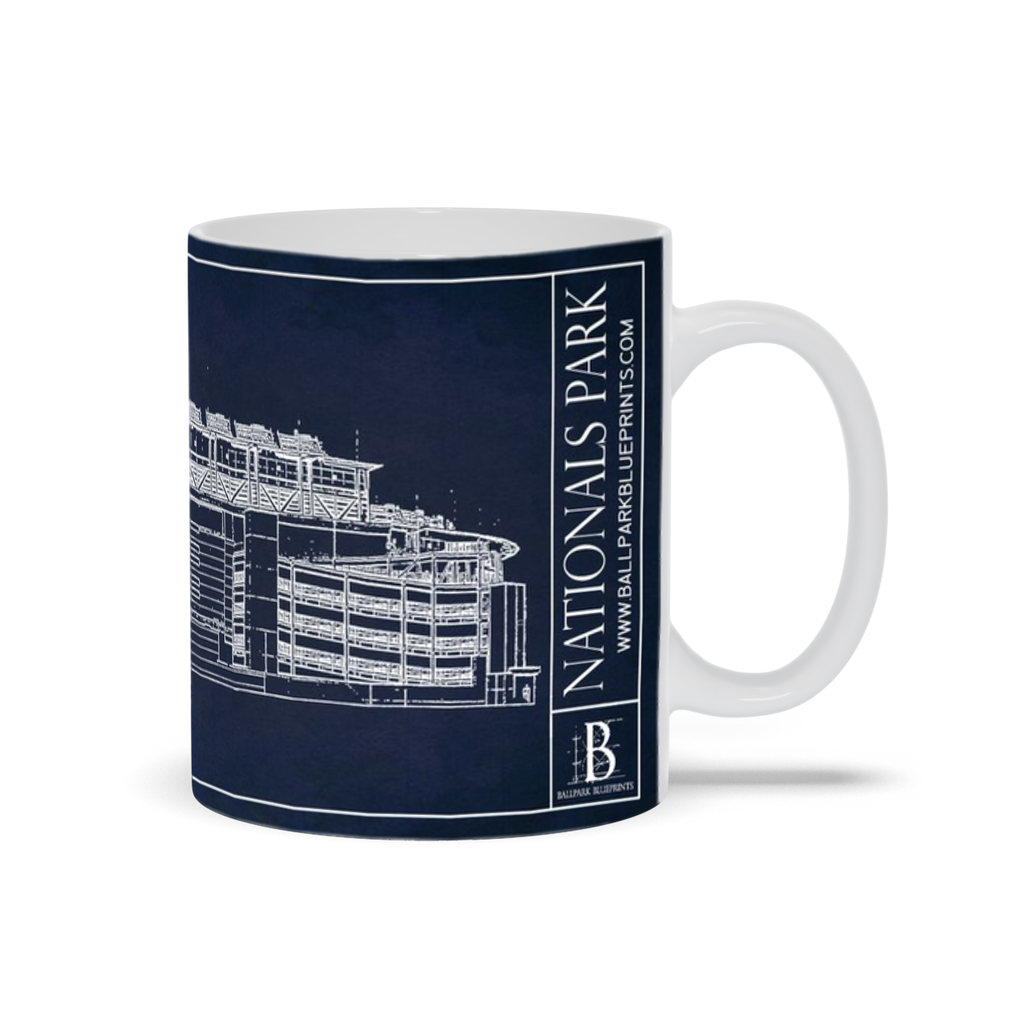 Nationals Park Ceramic Mug – Ballpark Blueprints